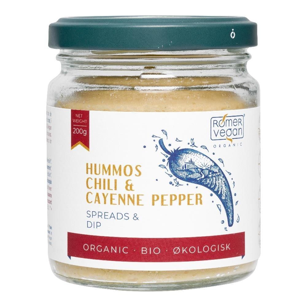 Hummus chili, 200 g, økologisk, Rømer Vegan