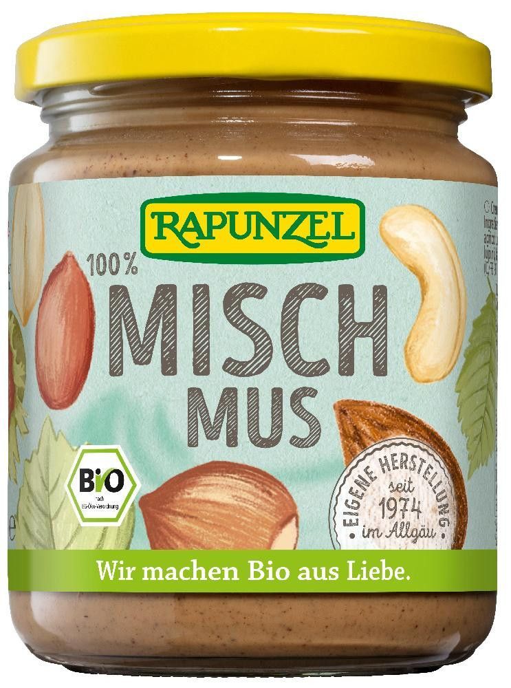 Nøttepålegg mix, 250 g, økologisk, Rapunzel