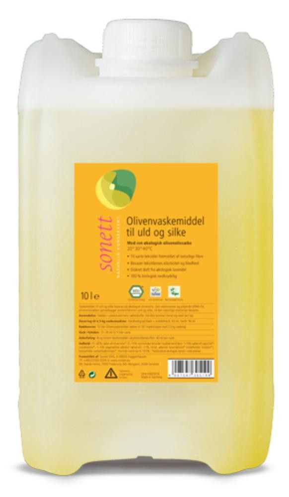 Vaskemiddel ulltøy, oliven,10 l, økologisk, Sonett