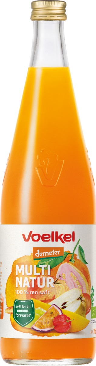 Multi-Natur juice, 0,7 l, økologisk, Voelkel