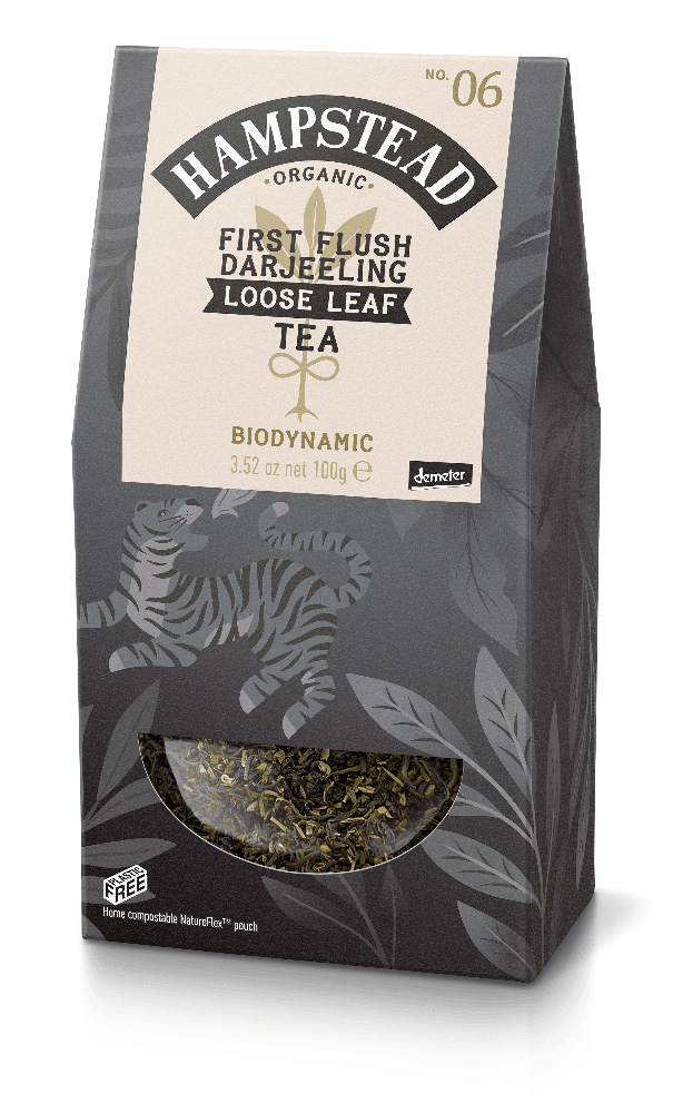 First Flush Darjeeling Tea, løsvekt, 100 g, økologisk, Hampstead