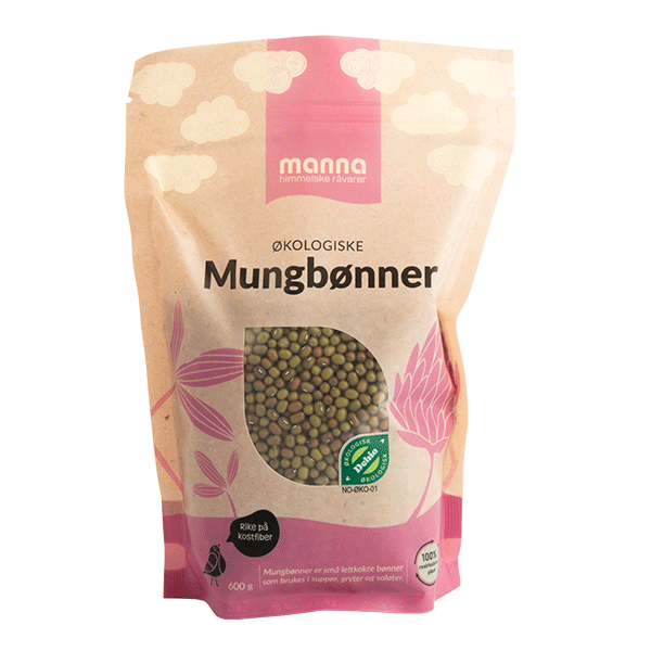 Mungbønner, 600 g, økologisk, Manna