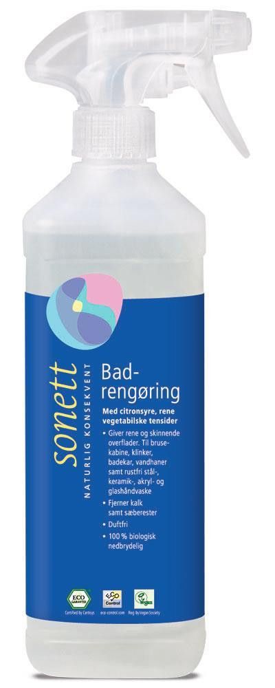 Badrengjøring, 0,5 l, økologisk, Sonett