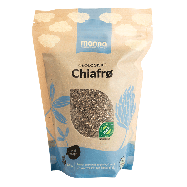 Chiafrø, 600 g, økologisk, Manna