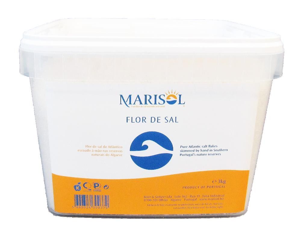 Havsalt, Flor de Sal, 3 kg, Marisol