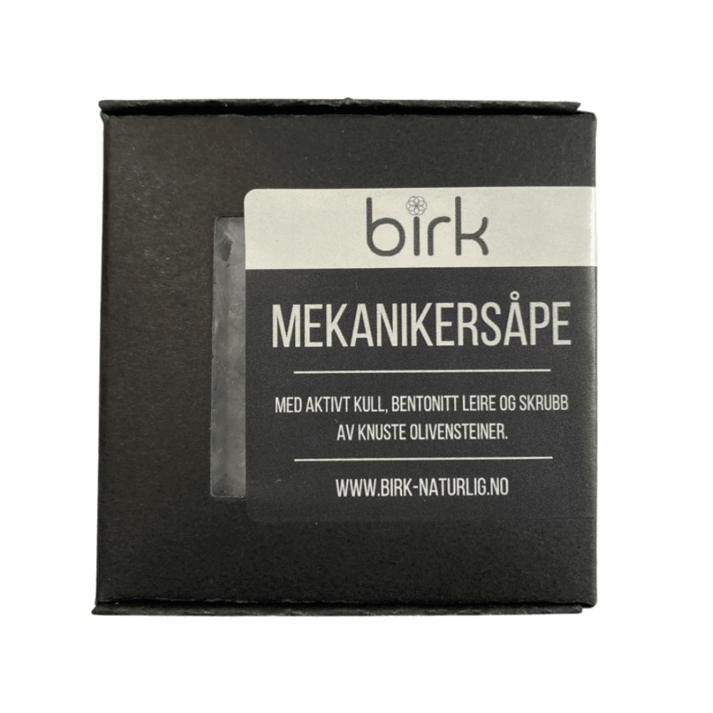 Såpestykke, mekanikersåpe, 110 g, Birk