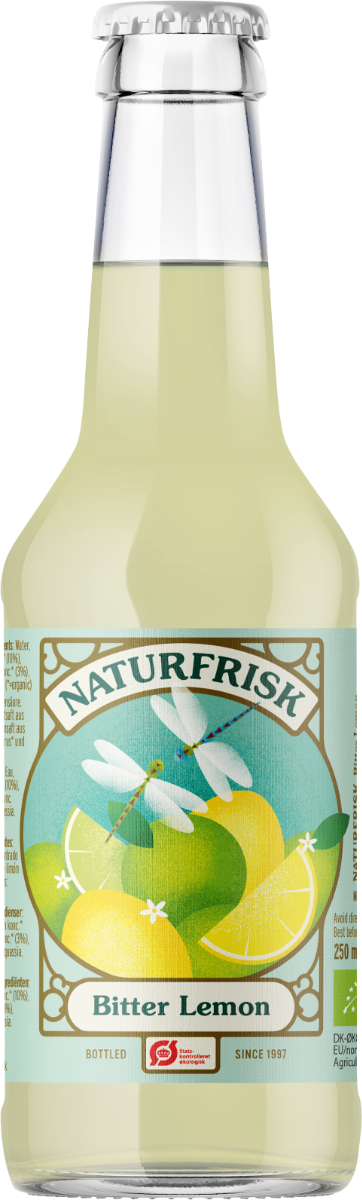 Bitter Lemon brus, 250 ml, økologisk, Naturfrisk