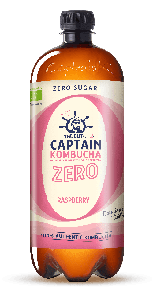 Raspberry Zero, 1 l, økologisk, Captain Kombucha
