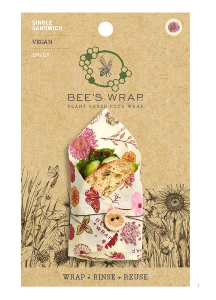 BeesWrap - Sandwich Wrap, vegan, Meadow Magic