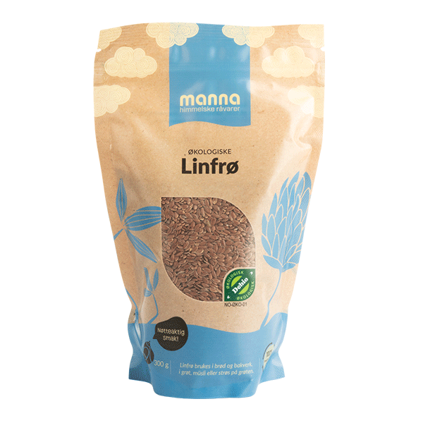 Linfrø, 300 g, økologisk, Manna