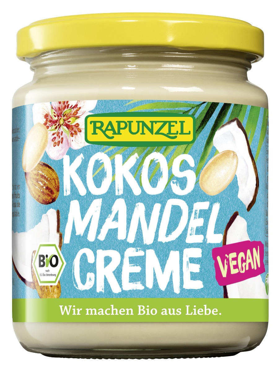 Kokos- og mandelpålegg, 250 g, økologisk, Rapunzel