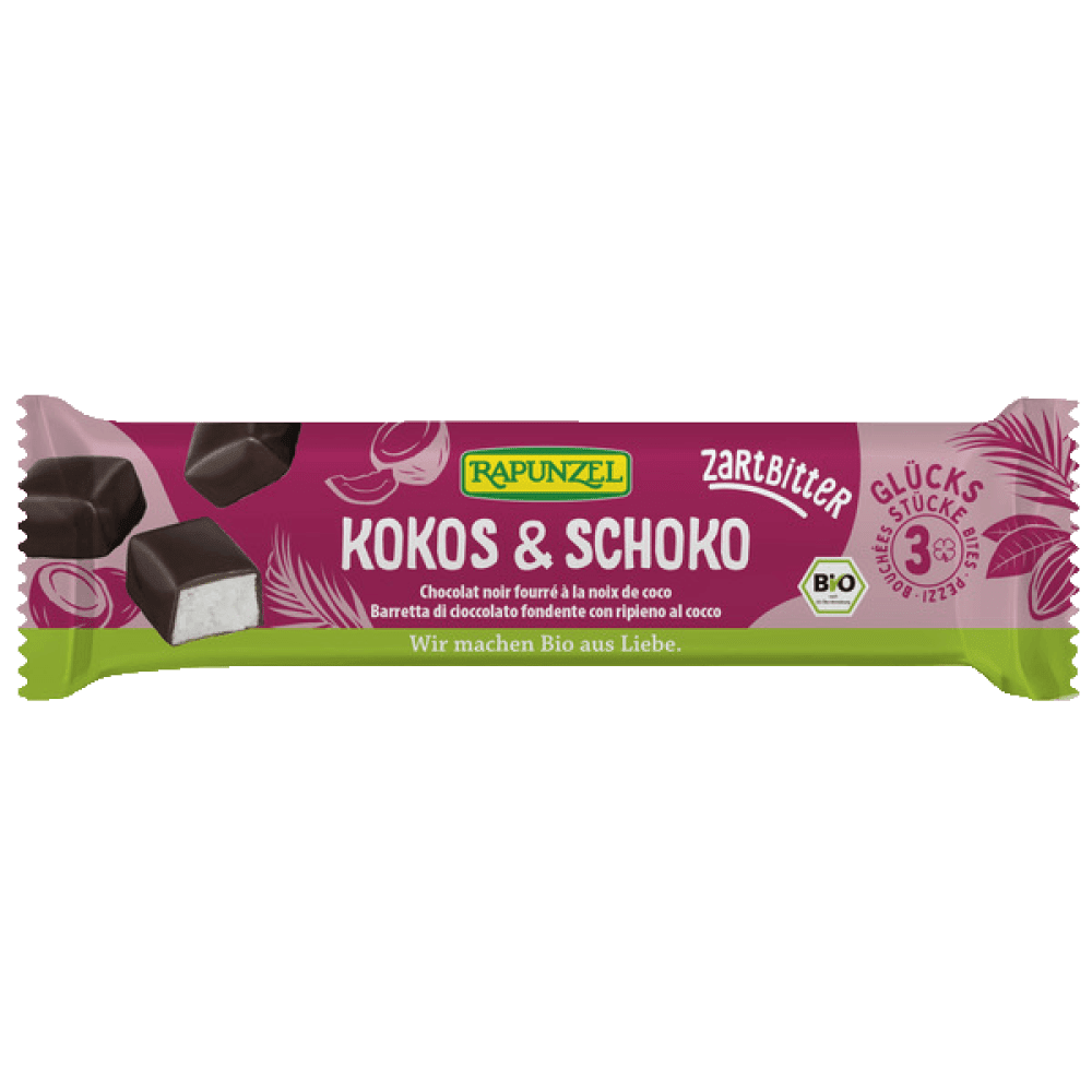 Kokosbiter, 50 g, økologisk, Rapunzel