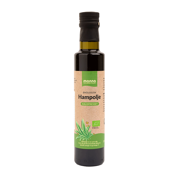 Hampolje 250 ml, økologisk, Manna