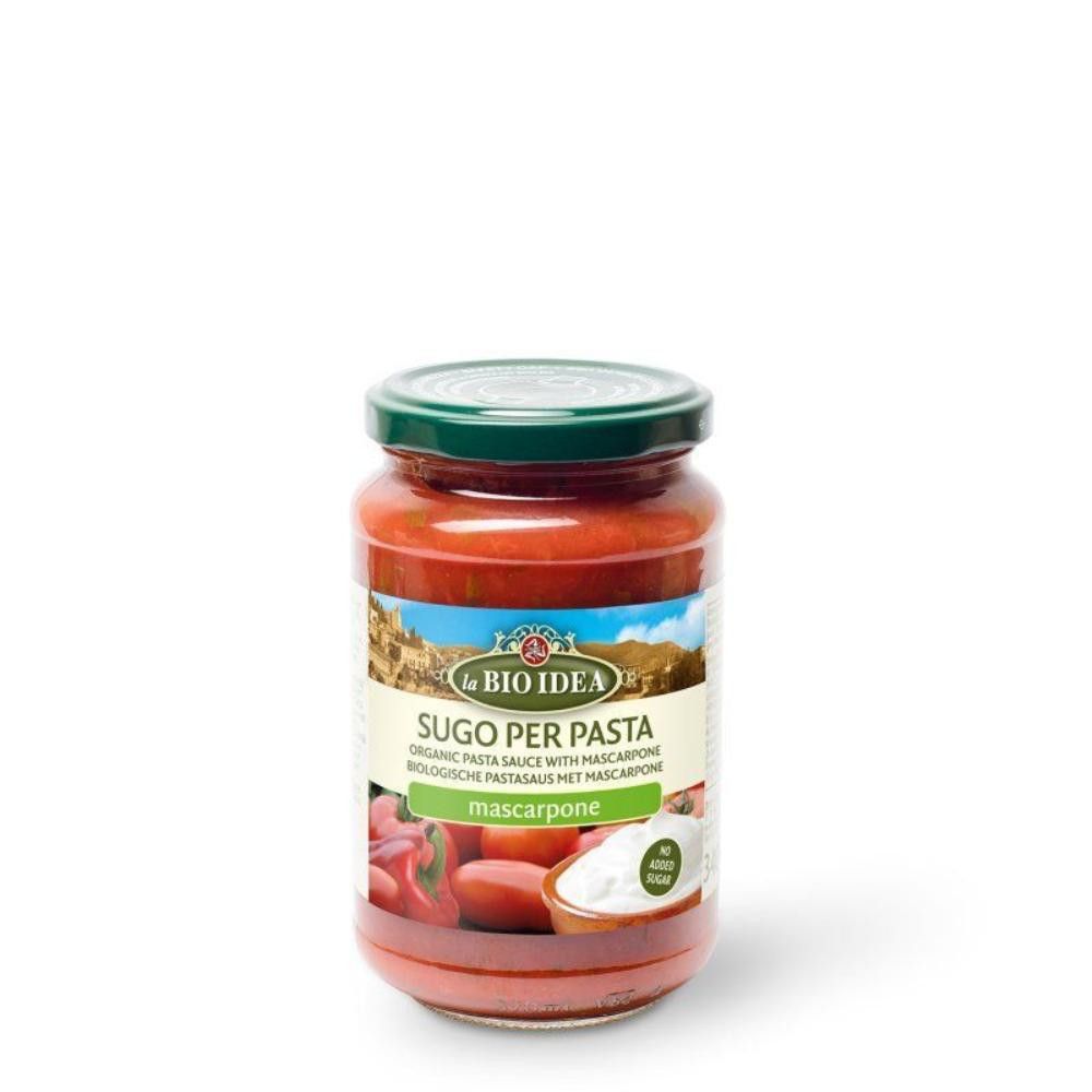 Pastasaus, marscarpone, 340 g, økologisk, La Bio Idea