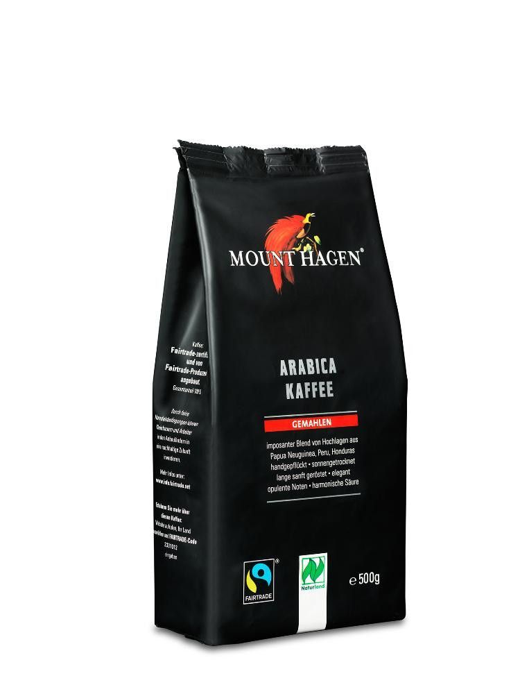 Kaffe, Arabica, 500 g, økologisk, Mount Hagen
