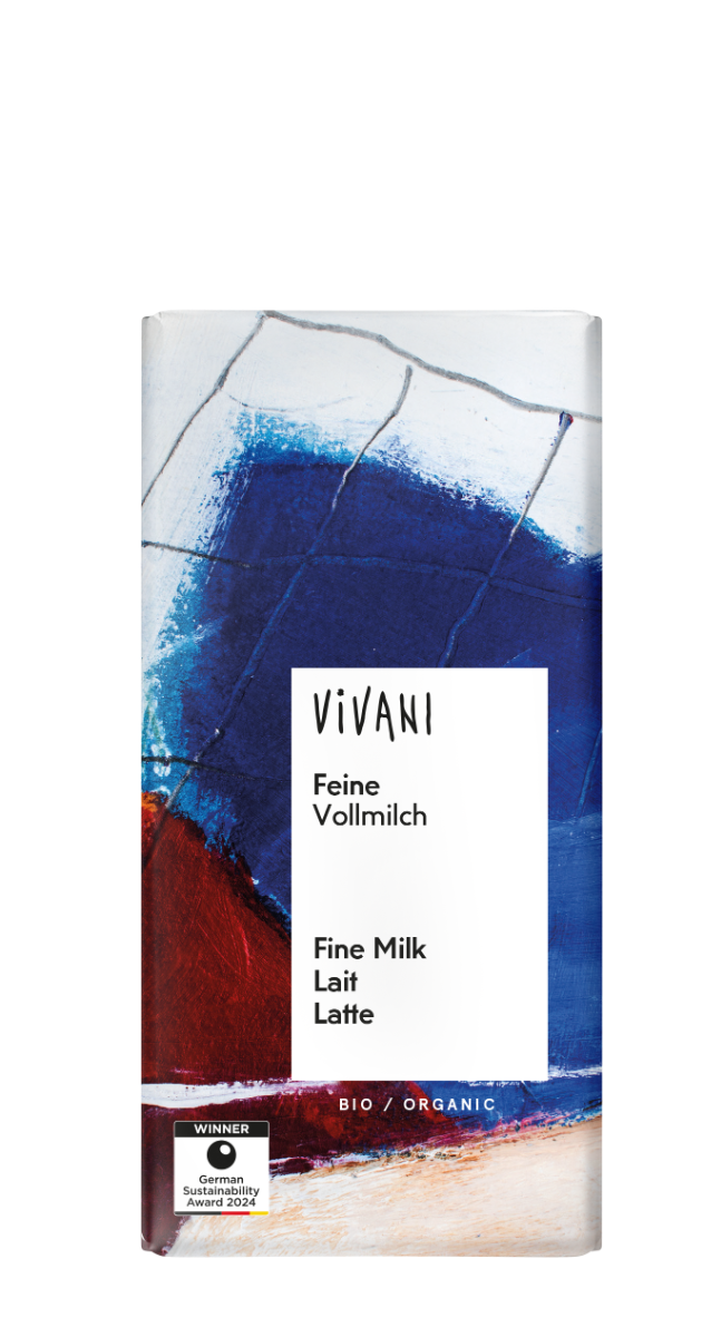 Melkesjokolade, 100 g, økologisk, Vivani