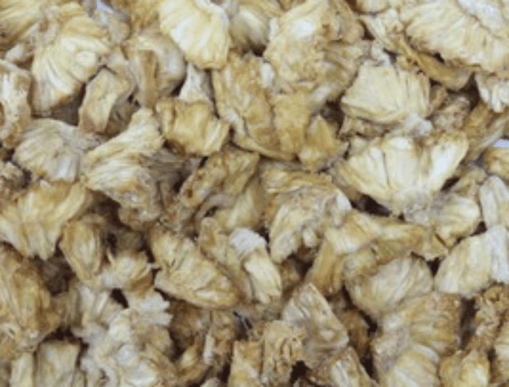 Ananas, tørket & skivet, 1 kg, økologisk