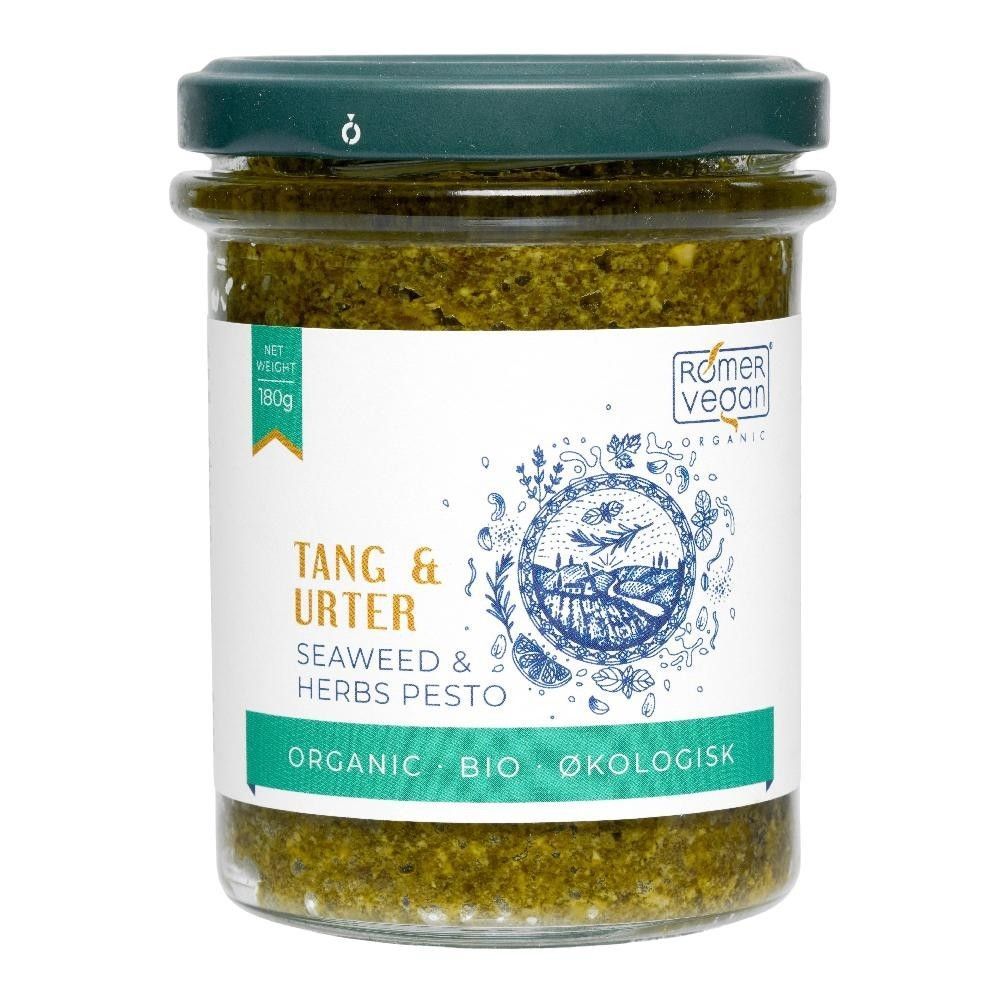 Pesto, tang & urter, 180 g, økologisk, Rømer Vegan