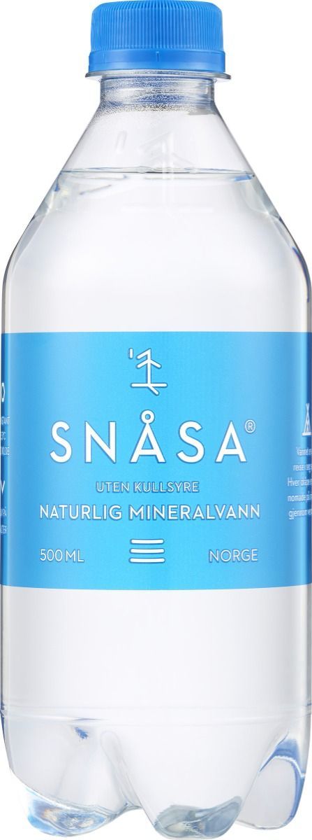 Vann u/kullsyre, plastflaske, 500 ml, Snåsa