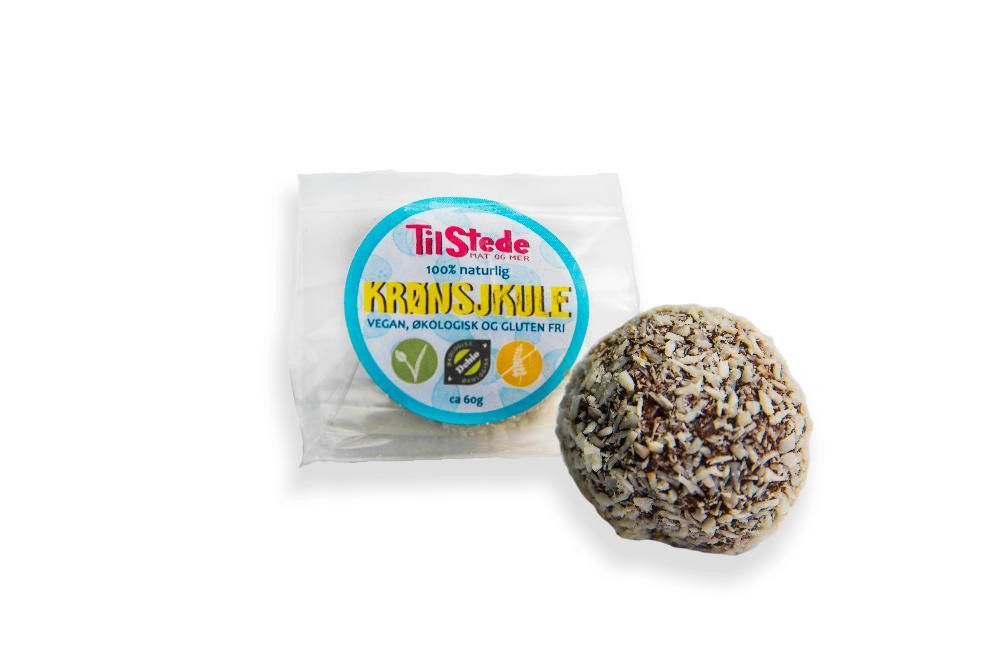 Krønsjkule, 60 g, økologisk, Tilstede Mat og Mer