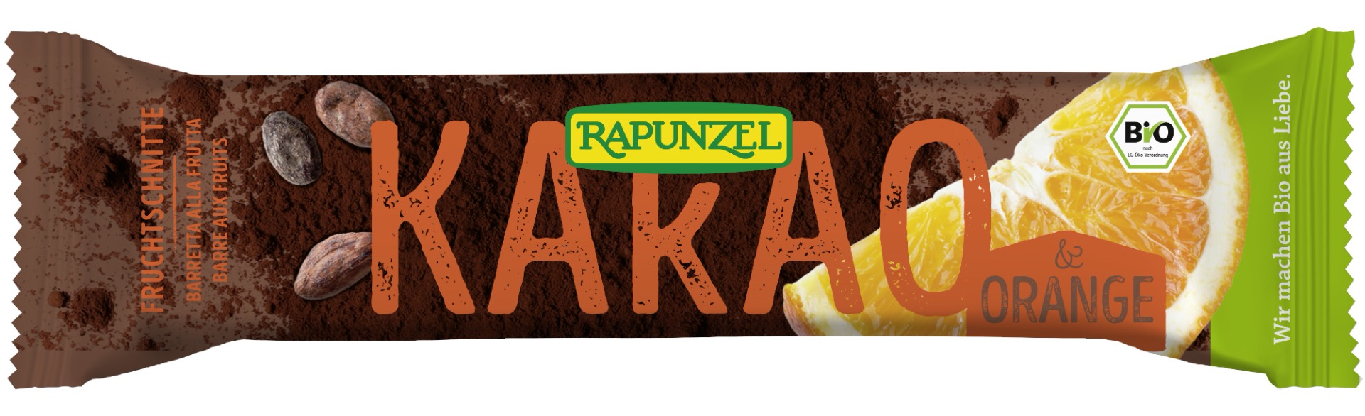 Fruktbar kakao-appelsin, 40 g, økologisk, Rapunzel