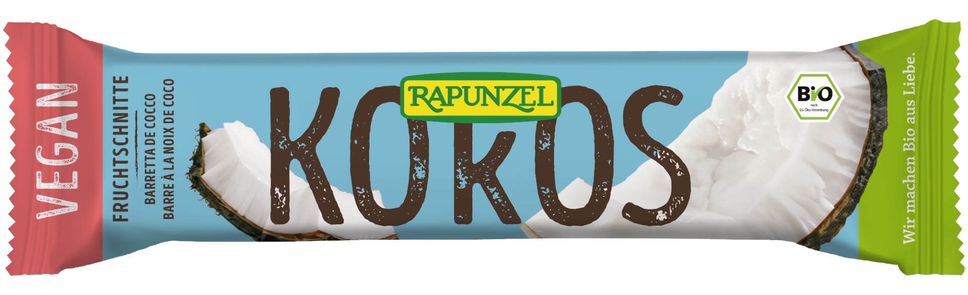 Fruktbar kokos, 40 g, økologisk, Rapunzel