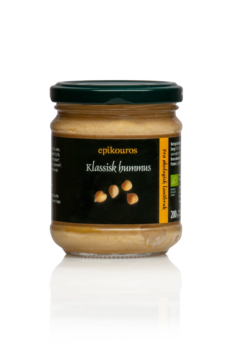 Hummus klassisk, 200 g, økologisk, Epikouros