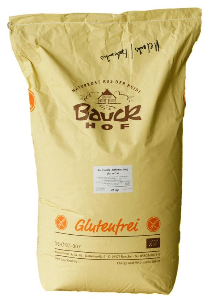 Brødmiks lys glutenfri, 25 kg, økologisk