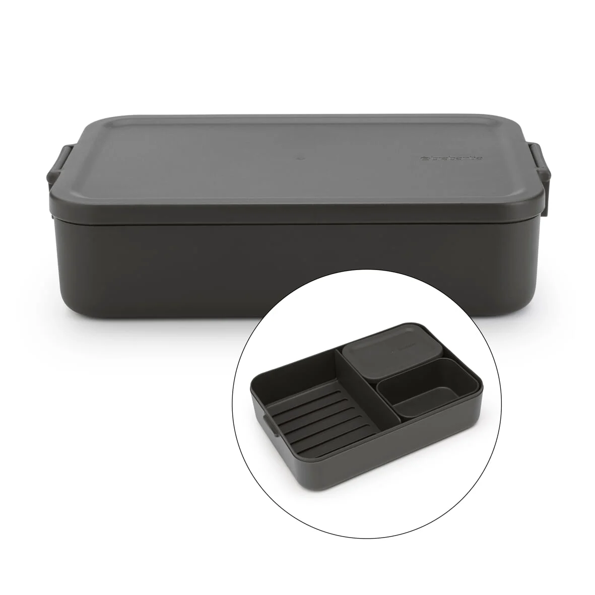 Make & Take Bento matboks, stor, dark grey, Brabantia