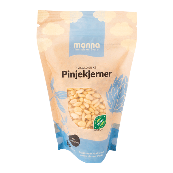 Pinjekjerner, 250 g, økologisk, Manna