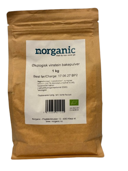 Bakepulver 1 kg, økologisk