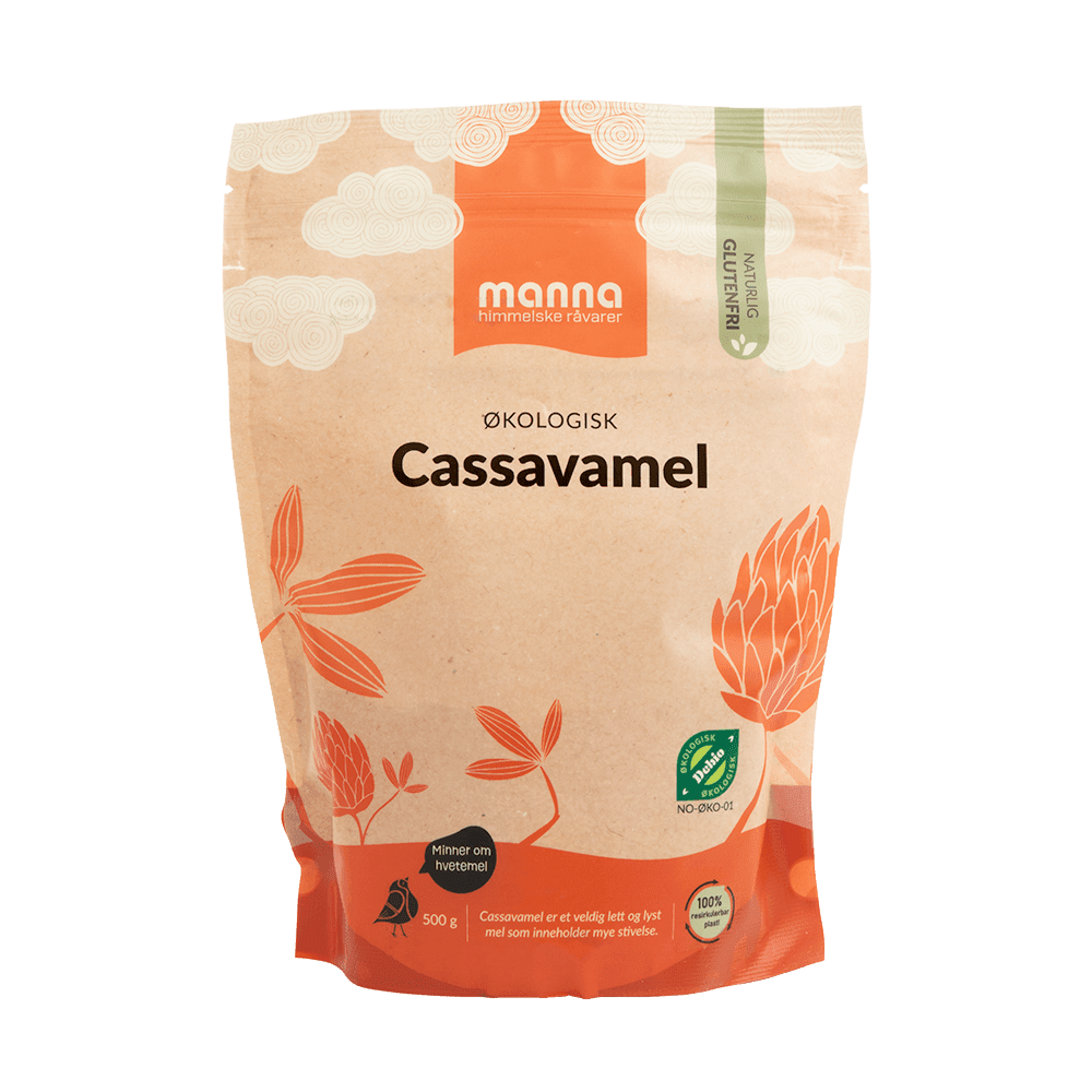 Cassavamel, 500 g, økologisk, Manna