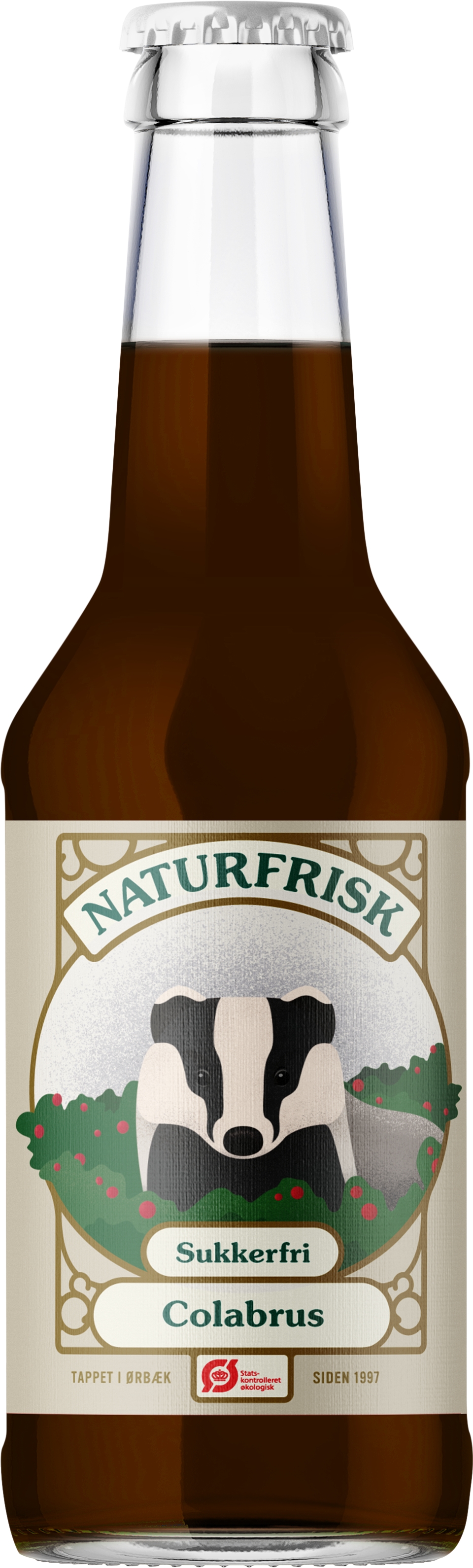 Sukkerfri cola brus, 250 ml, økologisk, Naturfrisk